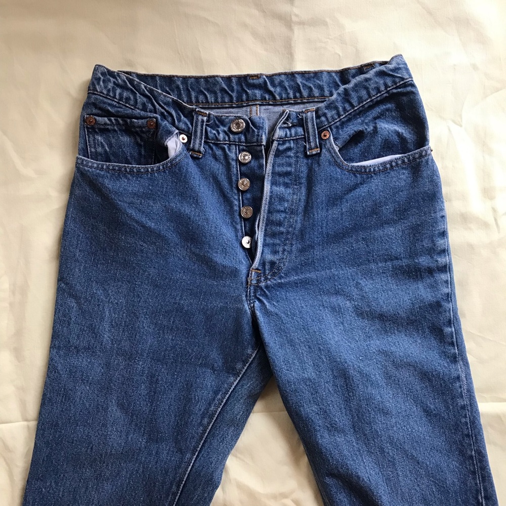 Petite Highwaisted Levi’s 501 Jeans
